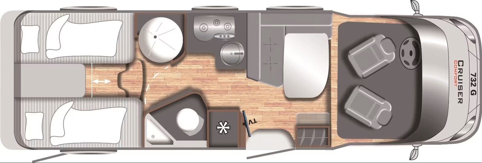 LMC Cruiser Comfort T732g 10