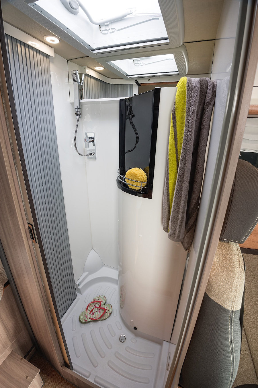 Verfügbare Dusche