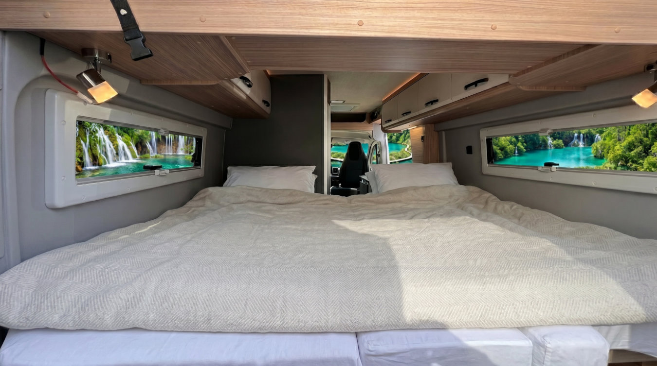 Ein Bett mit Ausblick