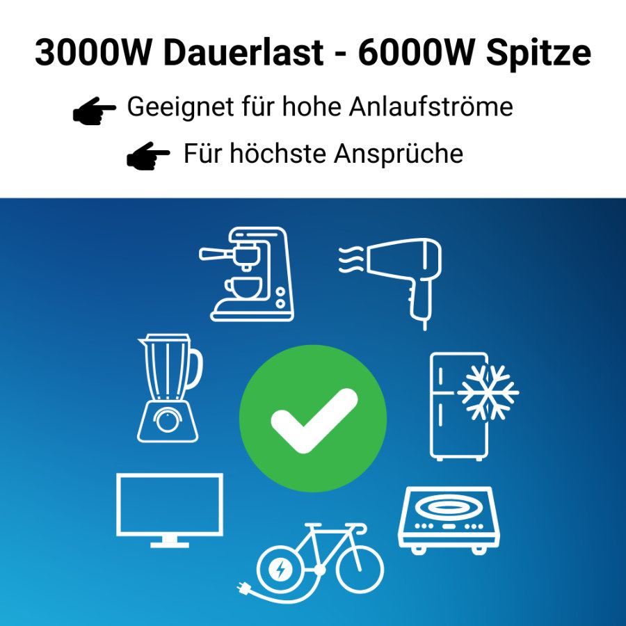 Wechselrichter 3000 Watt