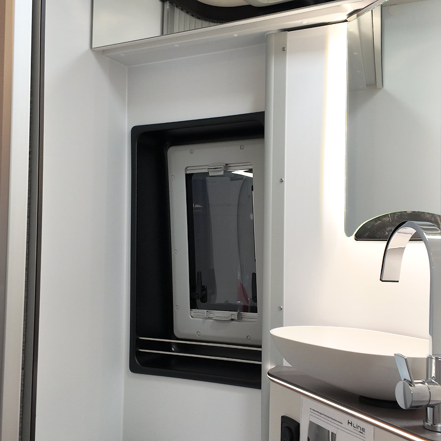 Seitenfenster Toilette